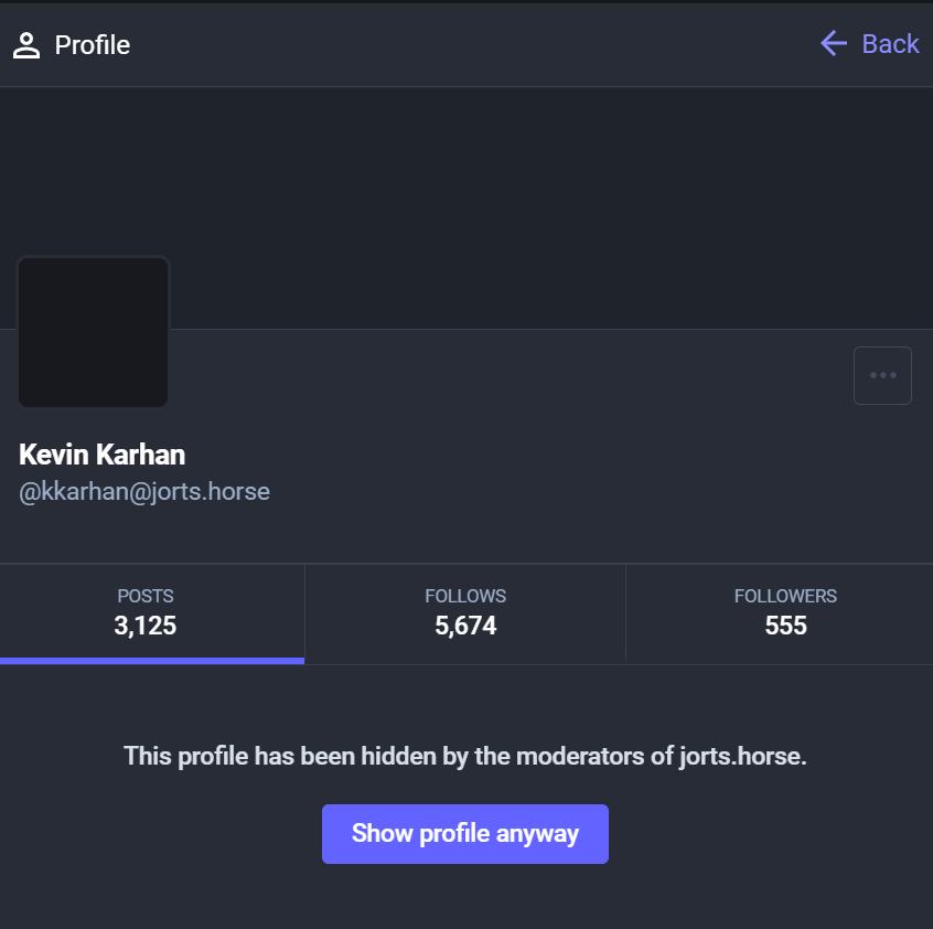 Karhan's profile right now